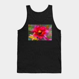 Dahlia, Dahlia, abstract, colorful, flower, bloom Tank Top